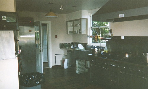 607 Kitchen, facing the back door  (July, 2004)
