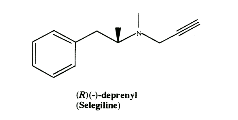 [Deprenyl structural formula]