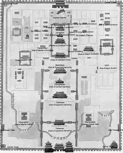 Forbidden City Map 