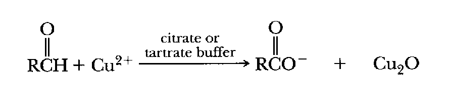 Reducción de Cu<SUP>+2</SUP> por un carbonilo