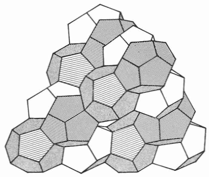 [ Polyhedral crystalline array]